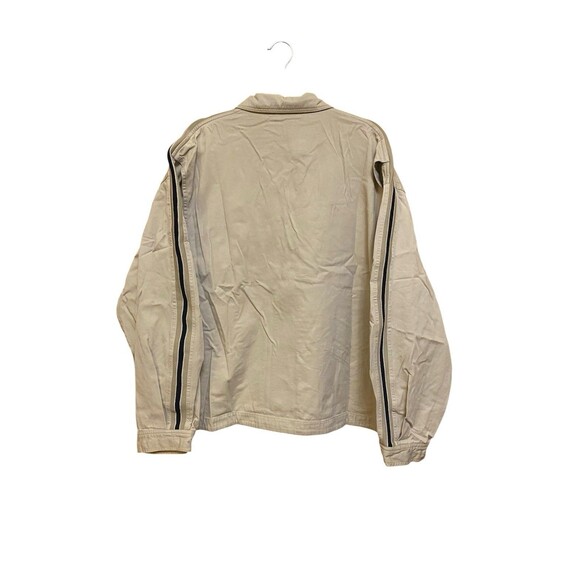 North Bay B.BM Sportswear Cotton Beige Jacket Coat Mens Size L Vintage - Picture 2 of 16